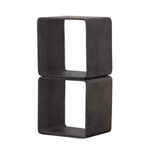 Load image into Gallery viewer, Modrest Pickens - Modern Dark Grey Concrete Cube Shelf
