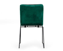 Load image into Gallery viewer, Modrest Yannis - Modern Green Fabric Dining Chair (Set of 2)
