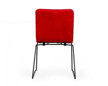 Load image into Gallery viewer, Modrest Yannis - Modern Red Fabric Dining Chair (Set of 2)
