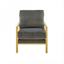 Load image into Gallery viewer, Divani Casa Bayside - Modern Grey Fabric Accent Chair
