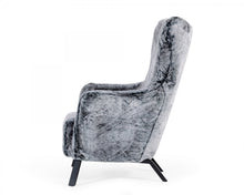 Load image into Gallery viewer, Modrest Findon - Glam Grey Faux Fur Accent Chair

