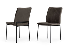 Load image into Gallery viewer, Modrest Maggie - Modern Black and Brown Dining Chair (Set of 2)
