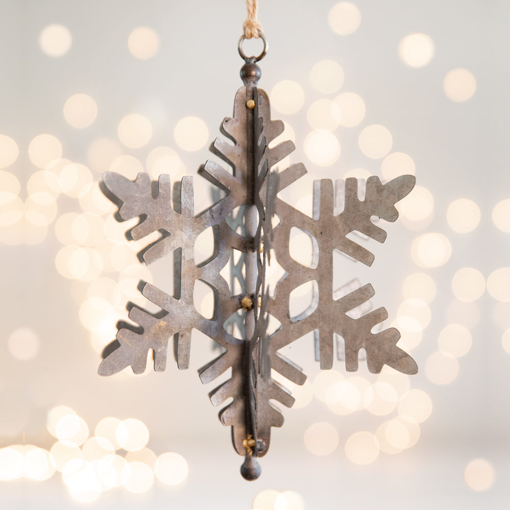 Blizzard Snowflake Ornament - Set of 2