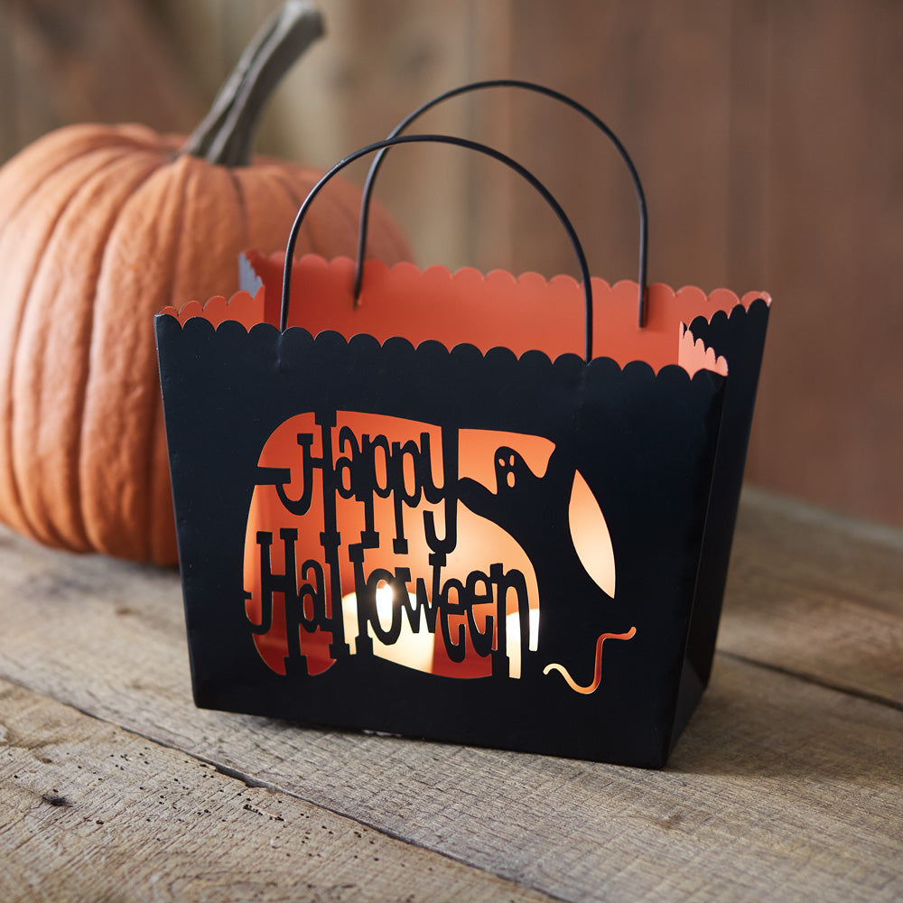Happy Halloween Candy Bag Luminary