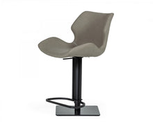 Load image into Gallery viewer, Modrest Jaffee - Industrial Grey Eco-Leather Bar Stool

