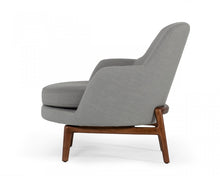 Load image into Gallery viewer, Modrest Metzler - Modern Grey Fabric Accent Chair
