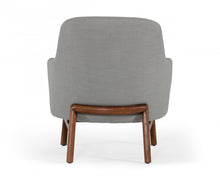 Load image into Gallery viewer, Modrest Metzler - Modern Grey Fabric Accent Chair
