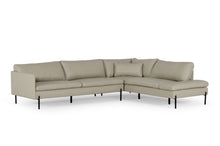 Load image into Gallery viewer, Divani Casa Sherry - Modern Grey Leather Right Facing Sectional Sofa
