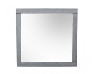 Modrest Buckley - Modern Grey Crackle Mirror