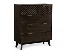 Load image into Gallery viewer, Modrest Daisy Mid-Century Dark Acacia Chest
