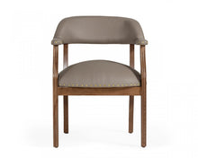 Load image into Gallery viewer, Modrest Canosa Modern Taupe Faux Leather Dining Chair
