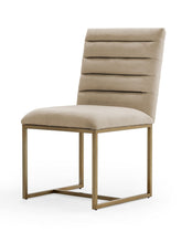 Load image into Gallery viewer, Modrest Barker - Modern Beige &amp; Brush Gold Dining Chair (Set of 2)
