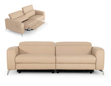 Load image into Gallery viewer, Coronelli Collezioni Turin - Cappuccino Leather 2-Seater 91&quot; Recliner Sofa
