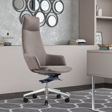 Load image into Gallery viewer, Modrest Gates - Modern Grey High Back Executive Office Chair
