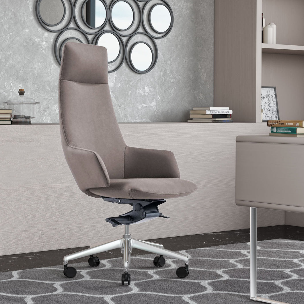 Modrest Gates - Modern Grey High Back Executive Office Chair