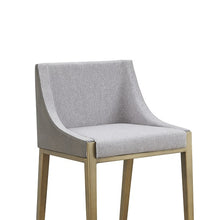Load image into Gallery viewer, Modrest Fairview - Contemporary Grey + Brass Bar Stool
