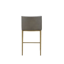 Load image into Gallery viewer, Modrest Fairview - Contemporary Grey + Brass Counter Stool
