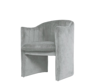 Modrest Danube Modern Grey Fabric Dining Chair