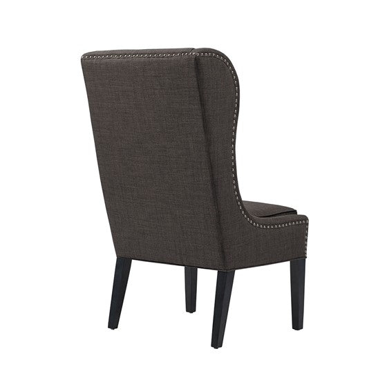 Garbo Captains Dining Chair - Charcoal