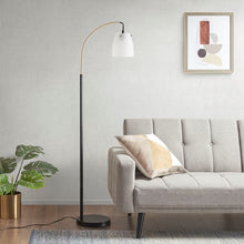 Load image into Gallery viewer, Bristol Bristol Floor Lamp - Matte Black Base/Frosted Shade
