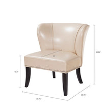 Load image into Gallery viewer, Hilton Armless Accent Chair - Ivory

