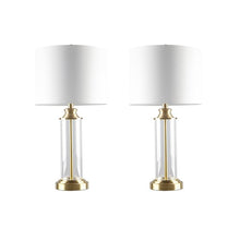 Load image into Gallery viewer, Clarity  Table Lamp - 2Pc Set - Gold
