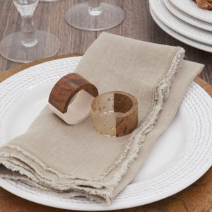 Wood and Resin Napkin Ring
