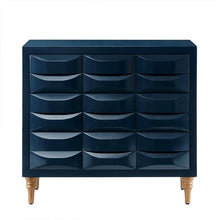 Load image into Gallery viewer, Rubrix 3 Drawer Chest - Navy
