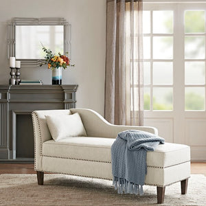 Trinity Accent Chaise - Ivory