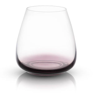 Black Swan Stemless Red Wine Glasses, Set of 4