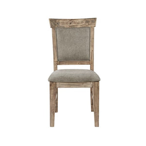 Oliver Dining Side Chair(Set of 2pcs) - Natural/Grey
