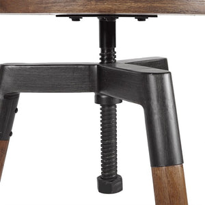 Frazier Counter stool / barstool (adjustable height) - Brown