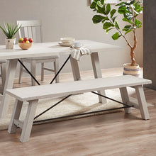 Load image into Gallery viewer, Sonoma Dining Bench - Reclaimed White
