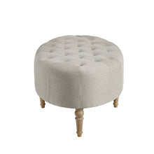 Load image into Gallery viewer, Clara Accent Ottoman - Linen
