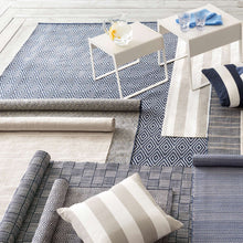 Load image into Gallery viewer, Crystal Navy + Ivory Indoor/Outdoor Rug
