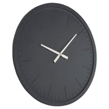 Load image into Gallery viewer, Wood Wall Clock, Dark Gray
