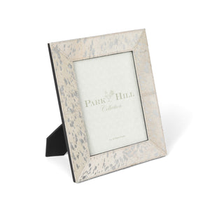 Paint Spattered Hide Photo Frame, Large