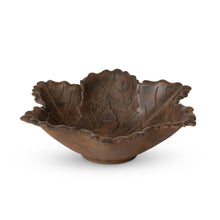 Load image into Gallery viewer, Cast Aluminum Grape Leaf Serving Bowl
