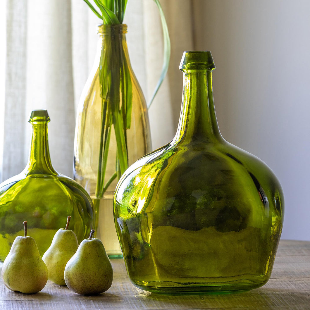 Olive Bottle Vase, Large
