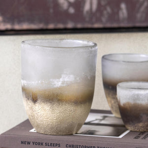 Fairbanks Organic Glass Vase, Medium