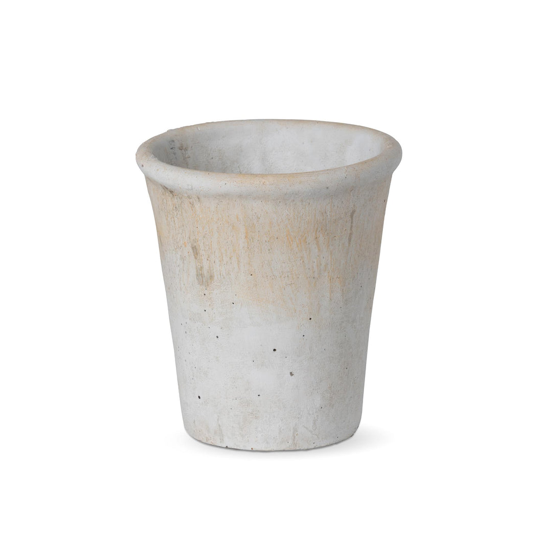Distressed Concrete Pot, Medium