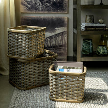 Load image into Gallery viewer, Woven Storage Basket, Set of 3
