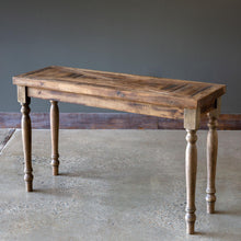 Load image into Gallery viewer, Reclaimed Wood Fixture Console Table
