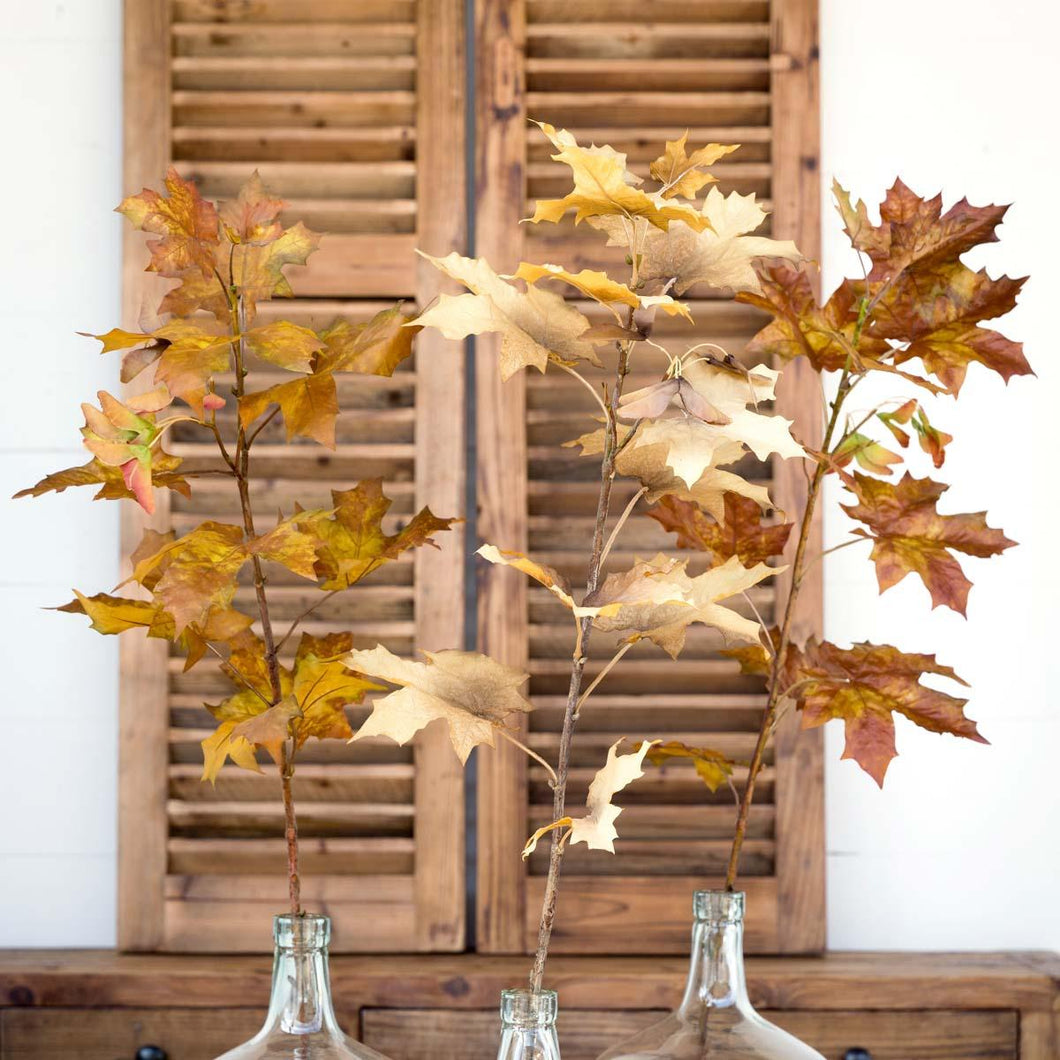 Crafted Autumn Leaves Stem Collection