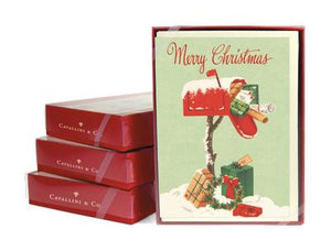 Christmas Mailbox Boxed Notes, (Set of 10)
