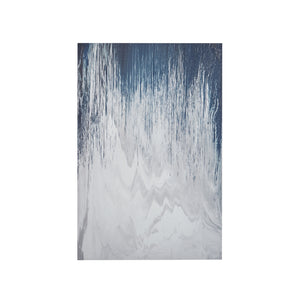 Abstracted Chevron Navy - Blue Canvas Gel Coat