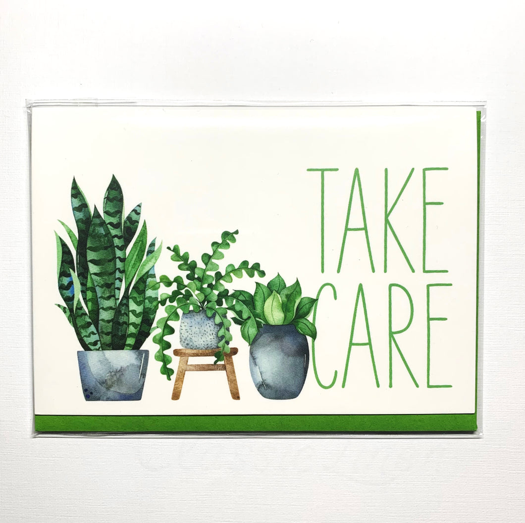 Take Care Greeting Card