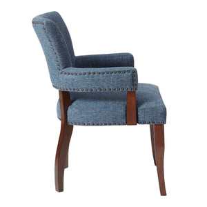 Dawson Arm Dining Chair - Blue