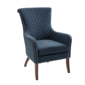 Heston Accent Chair - Dark Blue