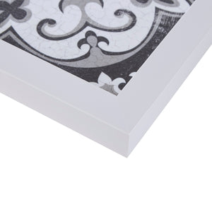 Montage - Black/White 14X14" 3pc Set HEARTSTRING Deco Box - Destressed Tile